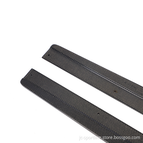 RS6 Carbon Fiber Side Skirts 2013-2016 Audi